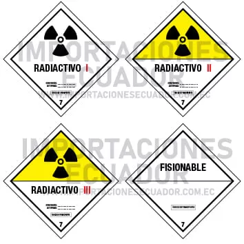 mercancías peligrosas radioactivas